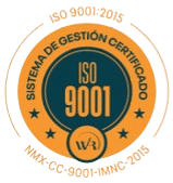 Sello de certificación iso 9001:2015